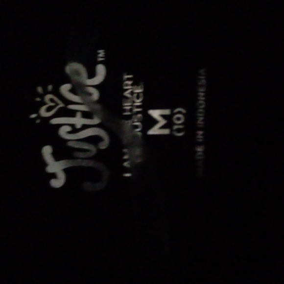 JUSTICE CROP HOODIE  10 M New - Picture 4 of 9